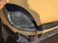 Renault Kangoo 1998-2008 Headlight Eyelids (2 pcs, Black ABS) (2003-2008) photo 2