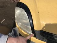 Renault Kangoo 1998-2008 Headlight Eyelids (2 pcs, Black ABS) (2003-2008) photo 4