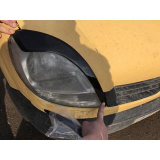 Headlight Eyelids (2 pcs, Black ABS) (2003-2008) photo 2
