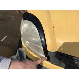 Headlight Eyelids (2 pcs, Black ABS) (2003-2008) photo 4