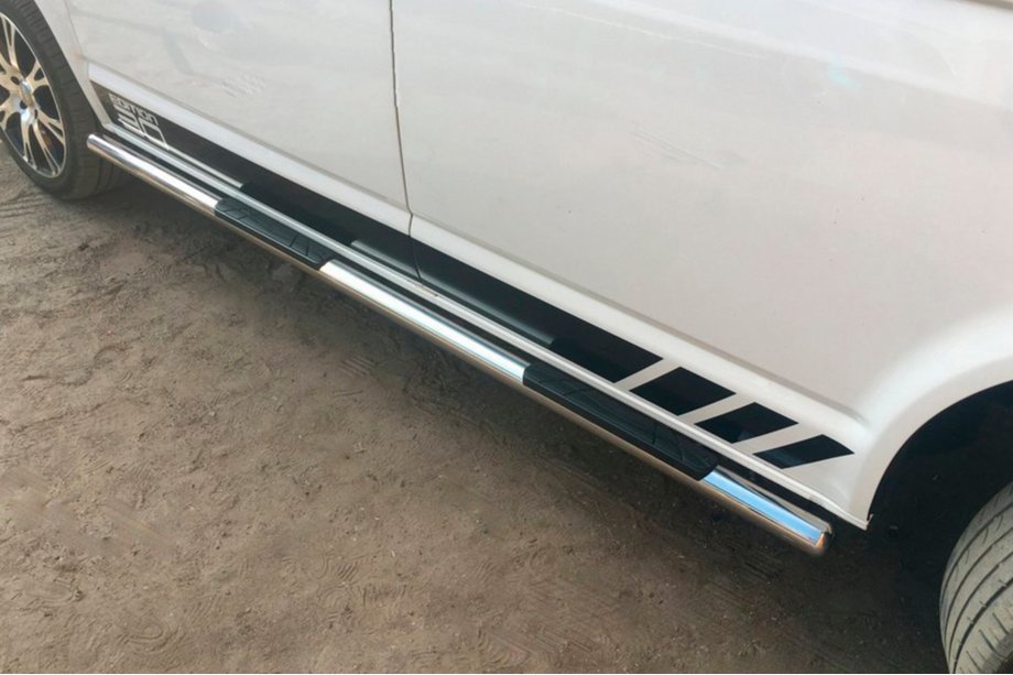 Volkswagen T5 Caravelle 2004-2010 Side Bars (2 pcs, Stainless Steel) 60mm, Short Wheelbase Photo 9