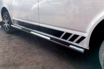Volkswagen T5 Multivan 2003–2010 Side Bars (2 pcs, Stainless Steel) photo 2