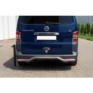 Rear Bar Wave AK006 Stainless Steel Volkswagen T5 Caravelle 2004-2010