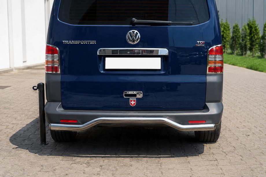 Volkswagen T5 Caravelle 2004-2010 Rear Bar Wave AK006 Stainless Steel Image