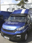 Iveco Daily 2014- Windshield visor V1 (black gloss, 5mm) photo 5
