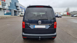 Volkswagen Caddy 2015-2020 Chrome trim above license plate (1-door, stainless steel) photo 1