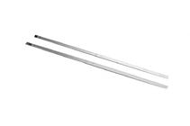 Volkswagen Caddy 2015-2020 Window Trim (2 pcs, Stainless Steel) Carmos - Turkish Stainless Steel photo 3