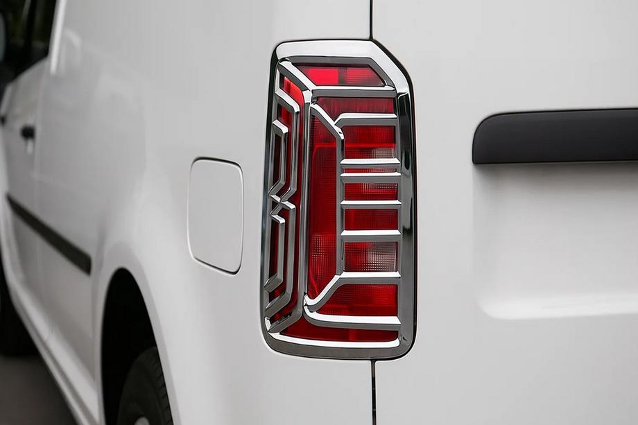 Volkswagen Caddy 2015-2020 Chrome Tail Light Covers (2 pcs, plastic) Image