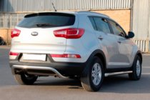 Kia Sportage 2010-2015 Rear Bar AK007 (Stainless Steel) photo 2