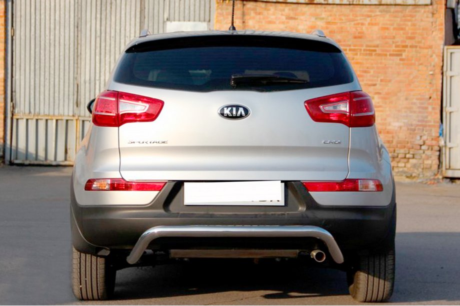 Kia Sportage 2010-2015 Rear Bar AK007 (Stainless Steel) Image