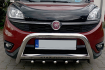 Fiat Doblo II 2010-2022 Bull Bar WT004 (Stainless Steel) photo 2