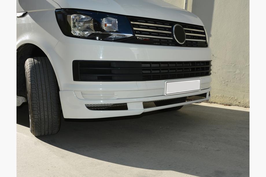 Volkswagen T6 2015-2024 Front bumper lip 2015-2018 (primed for painting) Image