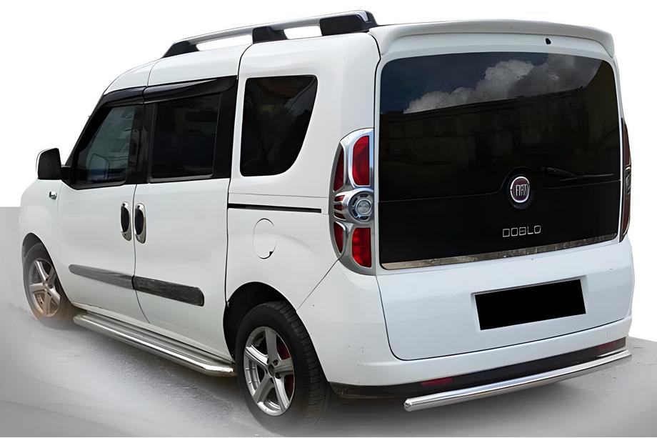 Fiat Doblo II 2010-2022 Rear Bar AK002 (Stainless Steel) Photo 1