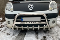 Renault Kangoo 2008–2020 Bull Bar WT003/004 (Stainless Steel) without lettering, 60 mm photo 2