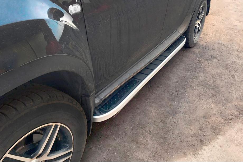 Renault Duster 2008–2017 Side Steps Tayga V2 (2 pcs, Aluminum) Image