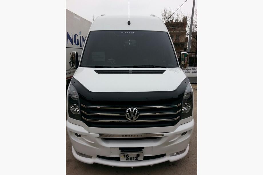 Volkswagen Crafter 2006-2016 Hood Deflector 2006↗, 2011↗ (EuroCap) Photo 9
