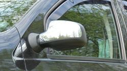 Renault Logan MCV 2005-2013 Chrome Mirror Covers TOPS Version 2 (2pcs) photo 2