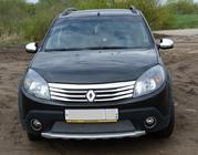 Renault Logan MCV 2005-2013 Chrome Mirror Covers TOPS Version 2 (2pcs) photo 3