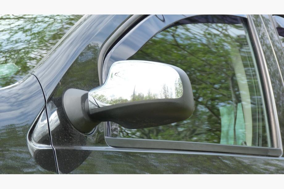 Renault Logan I 2008-2013 Chrome Mirror Covers TOPS Version 2 (2pcs) Photo 2
