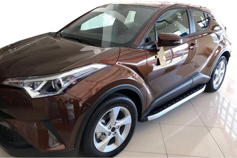 Toyota C-HR 2016-2023 Side Steps Fullmond (2 pcs, aluminum) Image