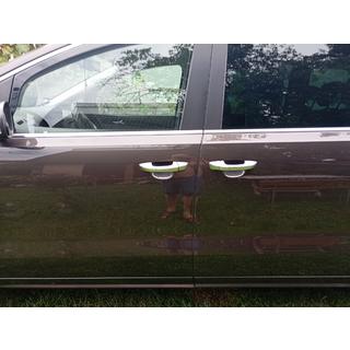 Chrome Door Handle Covers (4 pcs, Stainless Steel) Volkswagen Sharan 2010-2023 photo 2