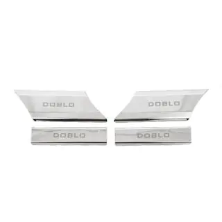 Interior door sill protectors (Carmos V1, stainless steel) photo 1