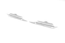 Nissan Navara 2006-2015 Chrome Cover for Parking Sensors (2 pcs, Stainless Steel) photo 1