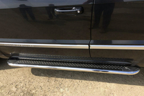 Jeep Grand Cherokee WK 2004-2010 Side Steps Maydos V2 (2 pcs, stainless steel) photo 7