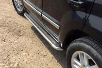 Jeep Grand Cherokee WK 2004-2010 Side Steps Maydos V2 (2 pcs, stainless steel) photo 11