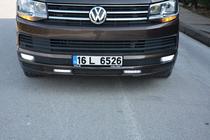 Volkswagen T6 2015-2024 Front Bumper Lip Sport 2-LED 2015-2018 (primed for painting) photo 10