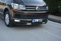 Volkswagen T6 2015-2024 Front Bumper Lip Sport 2-LED 2015-2018 (primed for painting) photo 11