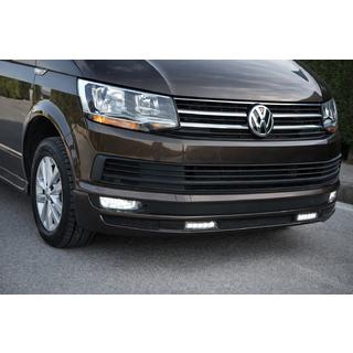Front Bumper Lip Sport 2-LED 2015-2018 (primed for painting) Volkswagen T6 2015-2024 photo 1