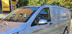 Mercedes Vito/V-class W447 2014- Black Roof Rails ELITE (plastic feet) Long Wheelbase (EXTRALONG) photo 17