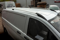 Mercedes Vito/V-class W447 2014- Roof Rails ELITE Chrome (Plastic Foot) Short Wheelbase (Compact) photo 1
