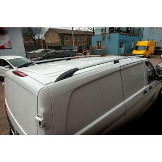 Roof Rails ELITE Chrome (Plastic Foot) Mercedes Vito/V-class W447 2014- photo 3