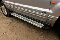 Jeep Grand Cherokee WK 2004-2010 Side Steps Maya V2 (2 pcs, Aluminum) photo 6