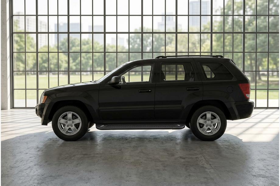 Jeep Grand Cherokee WK 2004-2010 Side Steps Allmond Black (2 pcs, Aluminum) Image