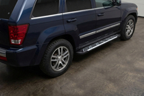 Jeep Grand Cherokee WK 2004-2010 Side Steps Sunrise (2 pcs, Aluminum) photo 1