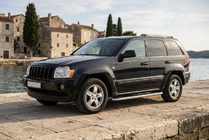 Jeep Grand Cherokee WK 2004-2010 Side Steps Maydos V1 (2 pcs, Aluminum & Stainless Steel) photo 1