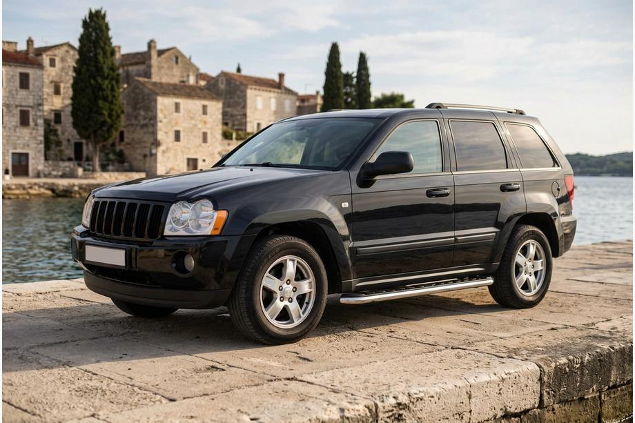 Jeep Grand Cherokee WK 2004-2010 Side Steps Maydos V1 (2 pcs, Aluminum & Stainless Steel) Image