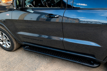 Jeep Grand Cherokee WK2 2010-2021 Side Steps Allmond Black (2 pcs, Aluminum) photo 2