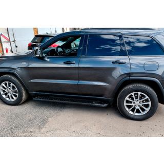 Side Steps Allmond Black (2 pcs, Aluminum) Jeep Grand Cherokee WK2 2010-2021 photo 3