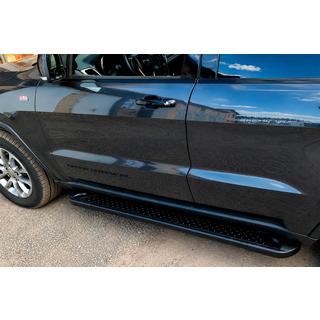 Side Steps Allmond Black (2 pcs, Aluminum) Jeep Grand Cherokee WK2 2010-2021 photo 2