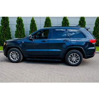 Side Steps Allmond Black (2 pcs, Aluminum) Jeep Grand Cherokee WK2 2010-2021 photo 1