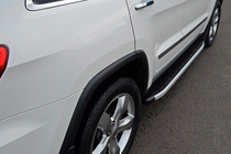 Jeep Grand Cherokee WK2 2010-2021 Side Steps Fullmond (2 pcs, Aluminum) photo 3