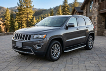 Jeep Grand Cherokee WK2 2010-2021 Side Steps Tayga Grey (2 pcs, Aluminum) photo 1
