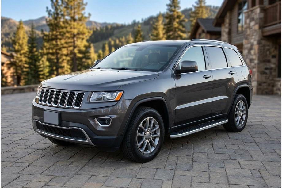 Jeep Grand Cherokee WK2 2010-2021 Side Steps Tayga Grey (2 pcs, Aluminum) Image