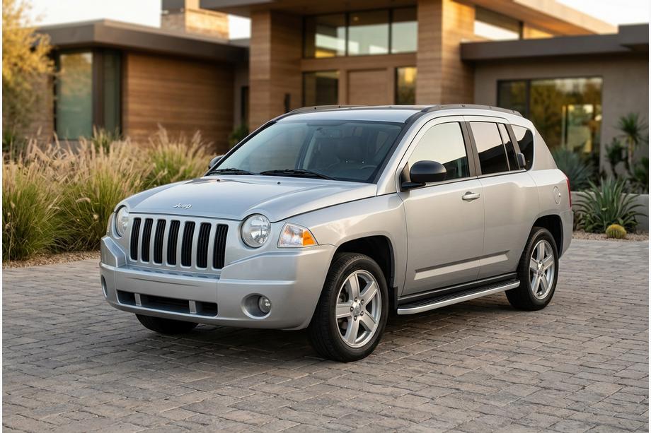 Jeep Compass 2006-2016 Side Steps Tayga Grey (2 pcs, Aluminum) Image