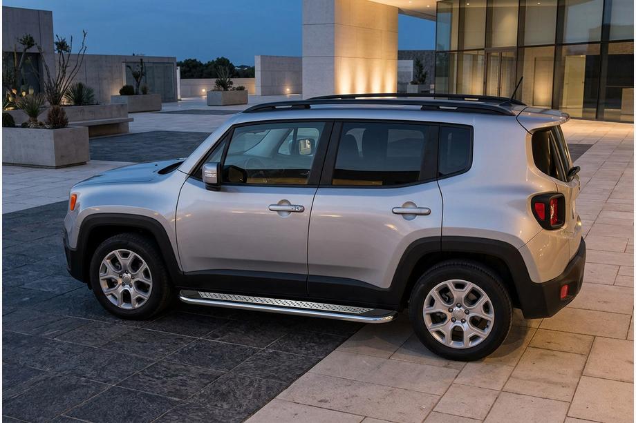 Jeep Renegade 2014- Side Steps Maydos V2 (2 pcs, stainless steel) Image