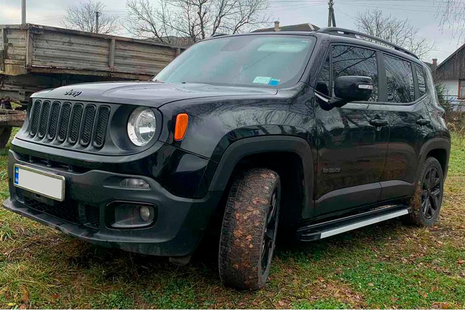 Jeep Renegade 2014- Side Steps Maya V1 (2 pcs, Aluminum) Image
